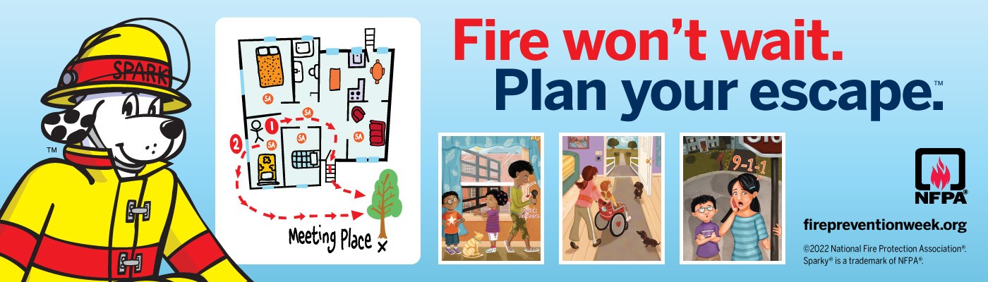Fire won't wait, plan your escape.
