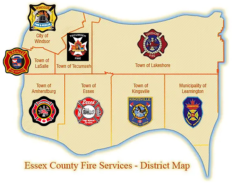 Essex County map