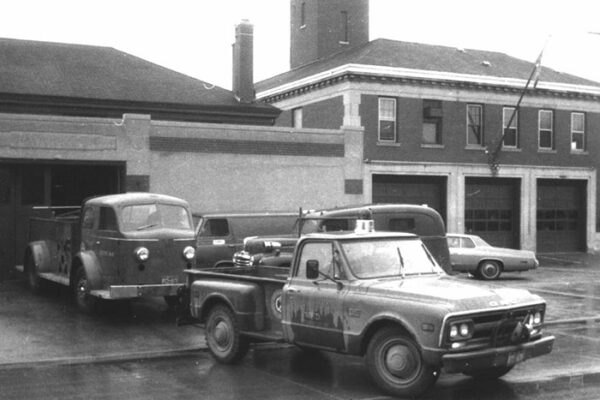 Leaving the shops for the last time. - Walt McCall Photo