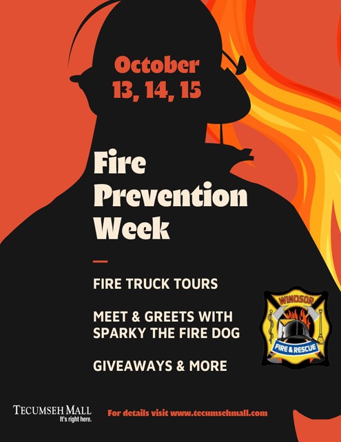 Fire Prevention Week at Tecumseh Mall