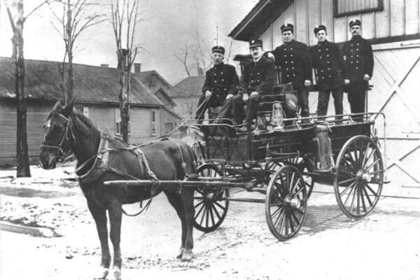 Hose No. 1's four-wheel hose wagon, 1890s