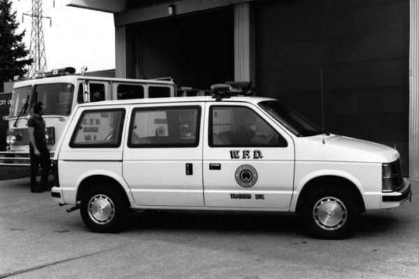Training Division's 1984 Plymouth Voyager Minivan