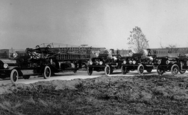 Fully-Motorized Walkerville Fire Department, 1913
