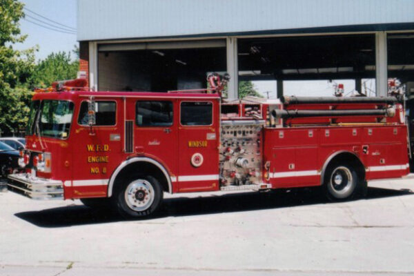 Redesignated Engine 8, one of the Spartans after being repainted red